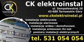 instalatorstwo elektryczne tarnowskie góry i okolice - CK elektroinstal Tarnowskie Góry