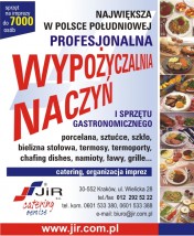Wypożyczalnia sprzetu cateringowego i konferencyjnego - Firma Usługowa  JiR  - Wypożyczalnia krzeseł i stołów Kraków