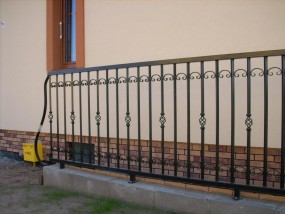 Balustrady ogrodzenia metalowe kute Kościerzyna Gdańsk Gdynia - Bramy płoty balustrady konstrukcje stalowe Kościerzyna