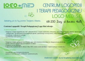 Gabinet terapeutyczny Żary - Centrum Logopedii i Terapii Pedagogicznej Logo-Med s.c. Żary