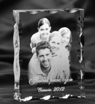 Zdjęcie w krysztale - STUDIO 3D Jerzy Włodarski Brzoza