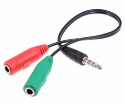 Kabel adapter MiniJack 3,5mm 3-4 pin - VORTEX WOJCIECH PLINTA Cieszyn