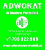 USŁUGI ADWOKACKIE - Kancelaria Adwokacka dr Mariusz Poślednik Dąbrowa Górnicza
