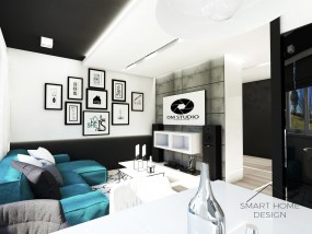 Projekt wnętrza premium - Smart Home Design Rudna