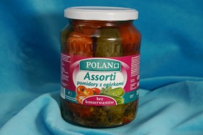 ASSORTI POMIDORY Z OGÓRKAMI  6,00 - Kosher s.c. Warszawa