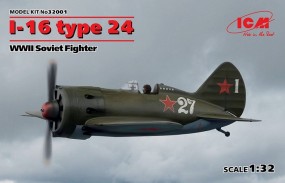 ICM 32001 - Polikarpov I-16 type 24, WWII Soviet Fighter (1:32) - Sklep Modelarski ZORDA Śrem