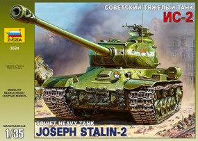 Zvezda 3524 - Joseph Stalin-2 Soviet heavy tank (1:35) - Sklep Modelarski ZORDA Śrem