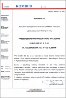 Referencja od firmy Warmińskie Przedsiębiorstwo Budowlane ROMBUD