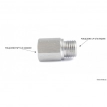 ZŁĄCZKA / NYPEL Z 1/4 NPT DAMSKIE NA 9/16 LP MĘSKIE - mlinke sidemount Mogilno