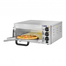 Jednokomorowy piec do pizzy 40cm 2000W inox szamot - MAGNUM-PRO Częstochowa