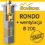 komin Schiedel Rondo fi 200 z wentylacją - 6 metrów - dostawa gratis - ALFALOGIS Marek Szczepański Kłodawa