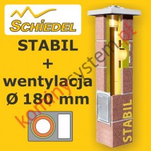 komin Schiedel Stabil fi 200 + wentylacja - 6 m - dostawa gratis - ALFALOGIS Marek Szczepański Kłodawa