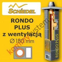 komin Schiedel Rondo Plus fi 180 + wentylacja - 6 m - dostawa gratis - ALFALOGIS Marek Szczepański Kłodawa