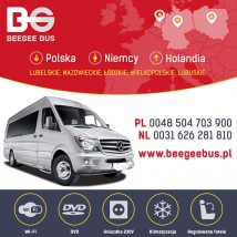 przewóz osób do Holandii - BEEGEE BUS Biała Podlaska