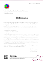 Referencja od firmy Międzyzakładowy Związek Zawodowy Pracowników Ruchu Ciągłego
