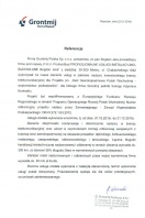 Referencja od firmy Grontmij Polska Sp. z o. o