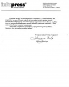 Referencja od firmy Infopress