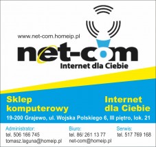 Internet 30Mb/s - NET-COM Tomasz Łaguna Grajewo