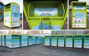 oklejanie kontenerów na odzież - Firma REDKOT STUDIO Sp. z o.o. Zielona Góra