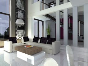 Surowe wnętrze - Firma REDKOT STUDIO Sp. z o.o. Zielona Góra