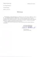 Referencja od firmy Mateusz Kaszkowiak