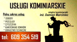 Odbiory przewodów kominowych (do użytkowania, gazownictwa) - Usługi Kominiarskie Damian Marciniec Dębica