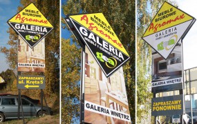 Stelaże stalowe reklamowe - Firma REDKOT STUDIO Sp. z o.o. Zielona Góra