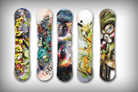 grafika na deskach snowbordowych - Firma REDKOT STUDIO Sp. z o.o. Zielona Góra