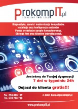 Naprawa sprzętu IT - komputery stacjonarne, notebooki, GSM, tablety - ProkompIT.pl Piotr Kujan Warszawa