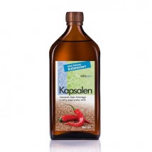 Olej lniany z kapsaicyną Kapsalen 500ml zimnotłoczony, Budwigowy - Naturalna Medycyna Olsztyn