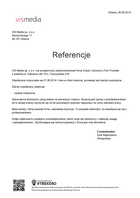 Referencja od firmy VIS Media sp. z o.o.