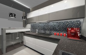 Projektowanie wnętrz Projekty mebli kuchennych na wymiar - Kalisz deSIGNum Studio Kreacji Joanna Bukwa