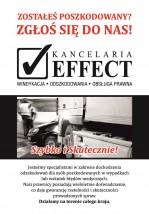 Odszkodowania majątkowe i osobowe - Kancelaria EFFECT s.c. R.Latos, J.Wajda Kraków