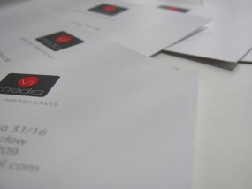 wizytówki, ulotki, foldery, papier firmowy - vi media Wrocław