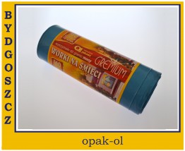 MOCNE WORKI NA ŚMIECI GREMIUM 160 L PAKOWANE PO 10 szt. NIEBIESKIE - OPAK-OL Bydgoszcz