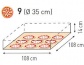 Profesjonalny piec do pizzy 9x35cm siła Hendi Poczesna - MAGNUM-PRO