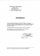 Referencja od firmy VARSOVIA CONTRACTORS