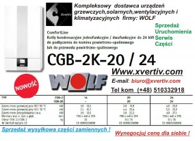 Wolf CGB-2k-24 Kondensacyjny Piec Gazowy - XVERTIV Paweł Sutor Kraków