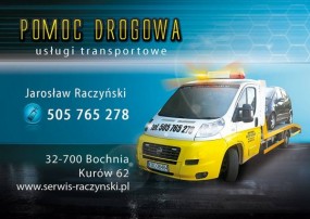 Holowanie pojazdów - Auto Serwis Pomoc Drogowa Zbigniew Raczyński Bochnia