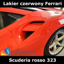 Lakier bazowy - czerwień Ferrari - Sklep i mieszalnia lakierów samochodowych LAKIEREO Bartosz Miś Janów Lubelski