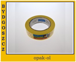 TAŚMA MASKUJĄCA PAPIEROWA BLUE DOLPHIN ŻÓŁTA 3-DNIOWA 30mmx50 m - OPAK-OL Bydgoszcz