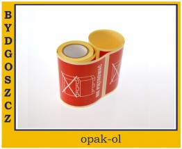 ETYKIETA SAMOPRZYLEPNA NA ROLI 10x10 cm 100 szt. NIE PIĘTROWAĆ - OPAK-OL Bydgoszcz