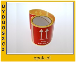 ETYKIETA SAMOPRZYLEPNA NA ROLI 10x10 cm 100 szt. THIS WAY UP - OPAK-OL Bydgoszcz