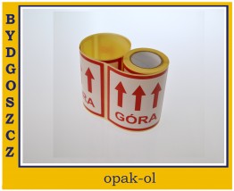 ETYKIETA SAMOPRZYLEPNA NA ROLI 10x10 cm 100 szt. - OPAK-OL Bydgoszcz