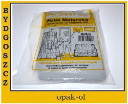 FOLIA OCHRONNA BLUE DOLPHIN UNIWERSALNA CZARNA 4x5m STANDARD PLUS - OPAK-OL Bydgoszcz