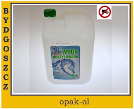 WODA DESTYLOWANA KARNISTER 5 L - OPAK-OL Bydgoszcz