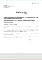 Referencja od firmy Grupa 26