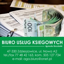 KSIĄŻKA PRZYCHODÓW i ROZCHODÓW - Biuro Usług Księgowych Agnieszka Szczubełek Zdzieszowice