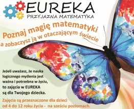 Niestandardowe i kreatywne zajęcia nauczania matematyki dla dzieci. Kraków - EUREKA - przyjazna matematyka dla dzieci