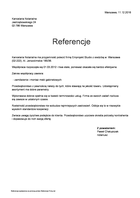 Referencja od firmy Kancelaria Notarialna